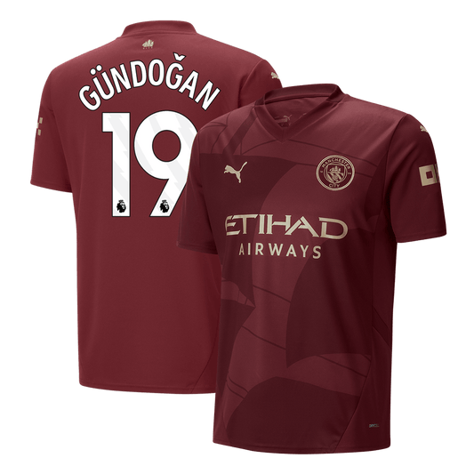 Gündoğan #19 Manchester City 2024/25 third away soccer jersey Go Soccer World Shop