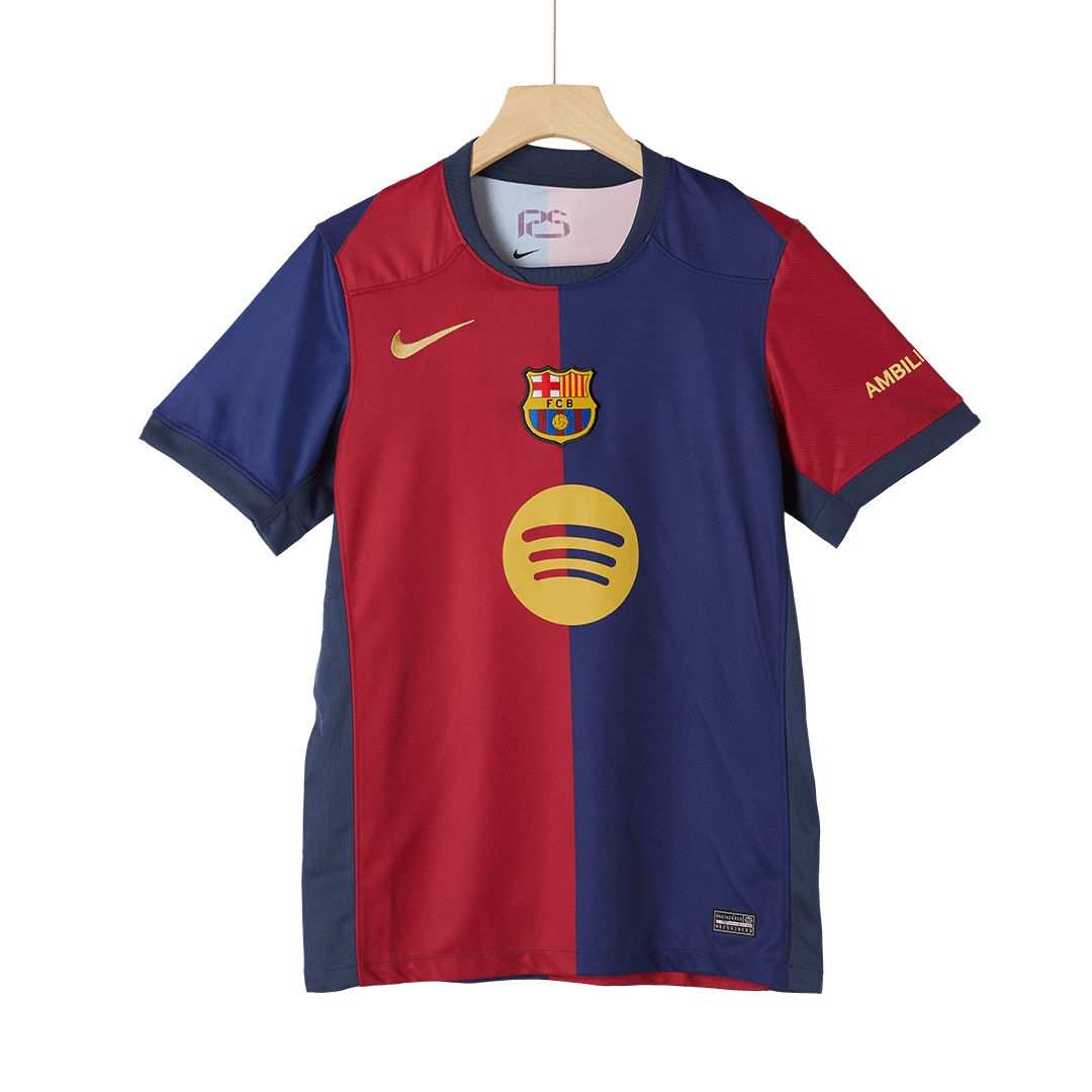 Barcelona Home 2024/25 soccer jersey - Spotify logo without text Go Soccer World Shop