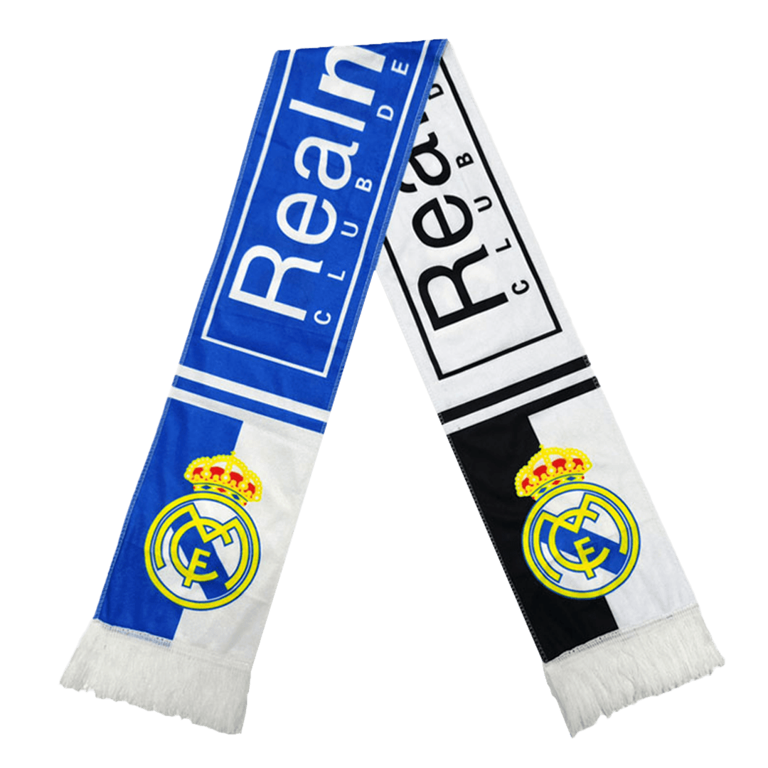 Real Madrid soccer scarf Blue and white Go Soccer World Shop