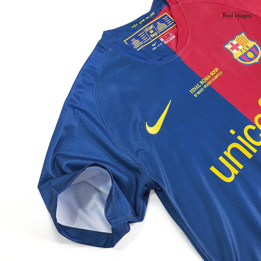 Retro 2008/09 Barcelona Home soccer jersey - UCL Final Go Soccer World Shop