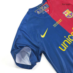 Retro MESSI #10 2008/09 Barcelona Home - UCL soccer jersey Go Soccer World Shop