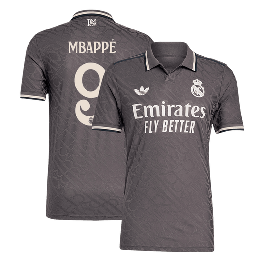 Mbappé player version Real Madrid third away soccer jersey No. 9 for 2024/25 Go Soccer World Shop