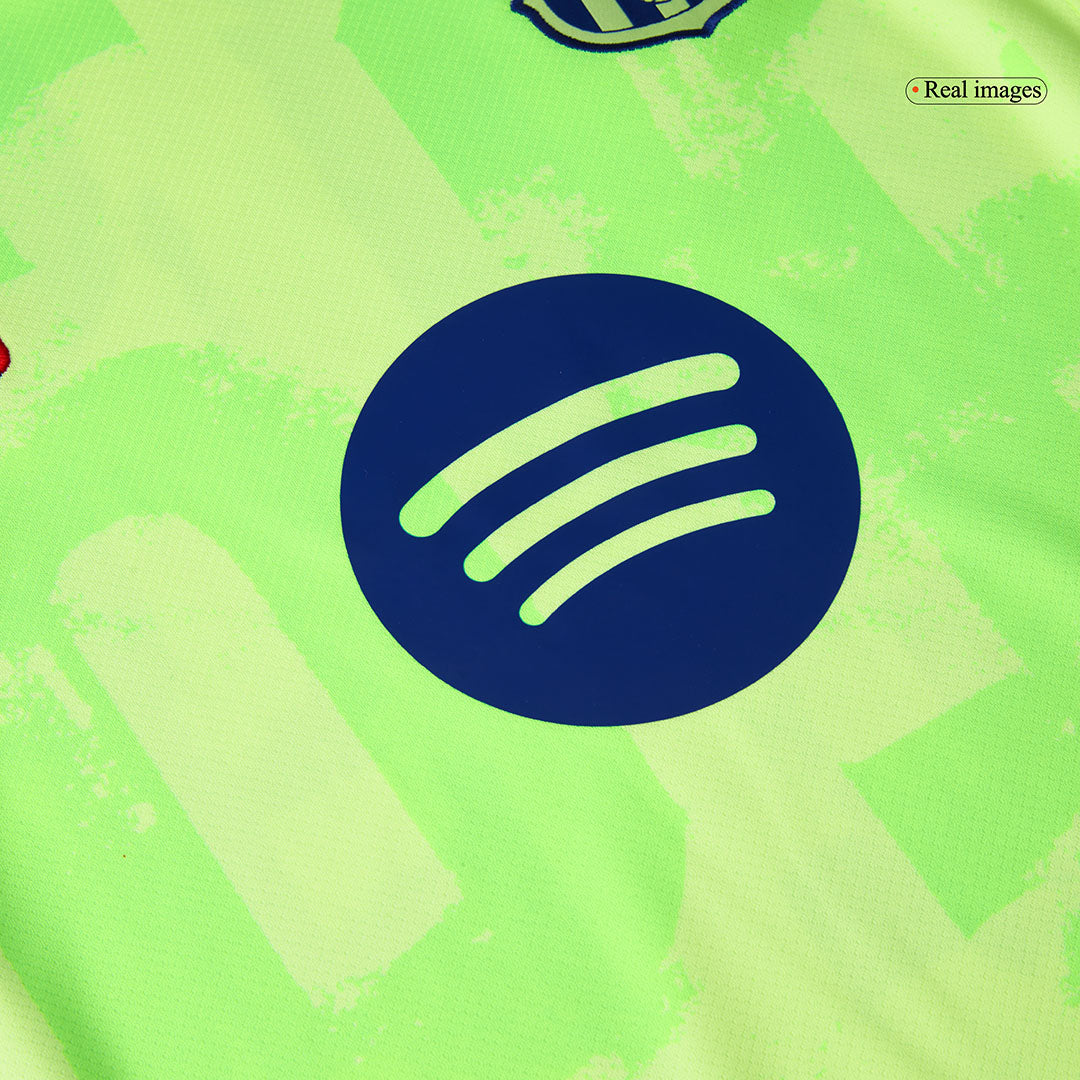 Barcelona third away kit (jersey + shorts) 2024/25 – (Spotify logo without text) Go Soccer World Shop