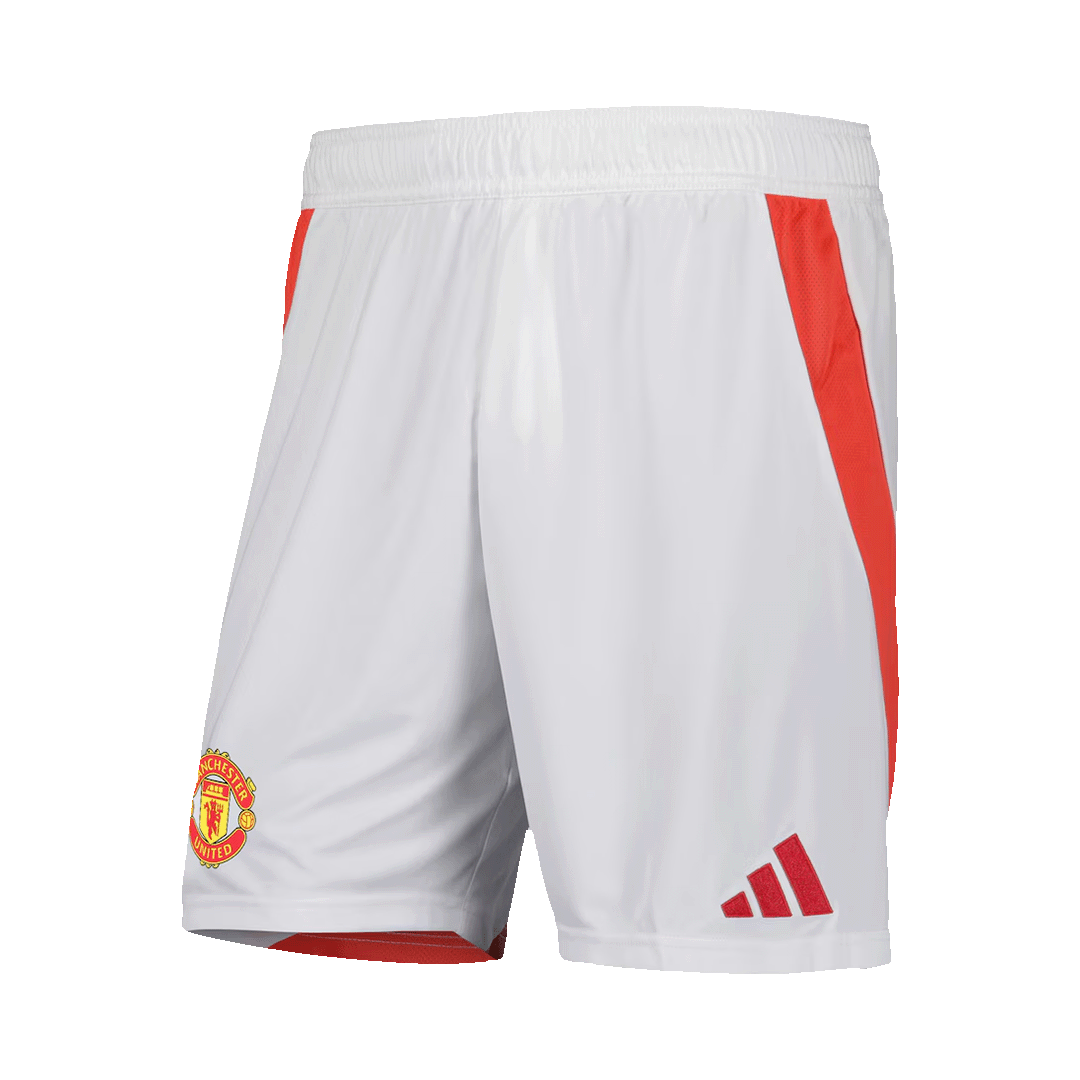 Manchester United home soccer jersey set (jersey + shorts) 2024/25 Go Soccer World Shop