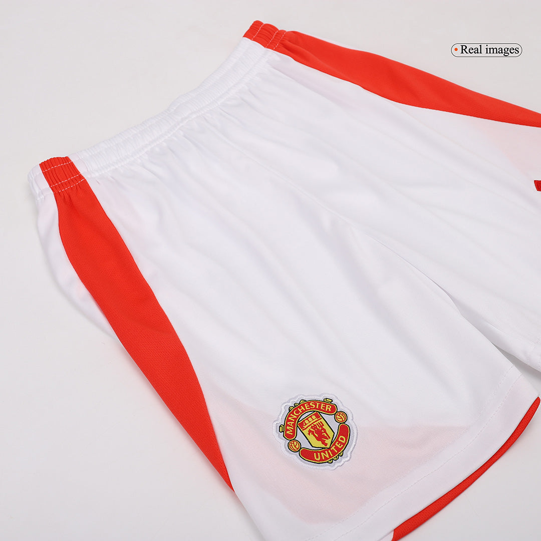 Manchester United Kids Home soccer jersey Set (Jersey + Shorts) 2024/25 Go Soccer World Shop