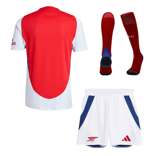 Player Version Arsenal Home Soccer Jersey Kit(Jersey+Shorts+Socks) 2024/25 Go Soccer World Shop