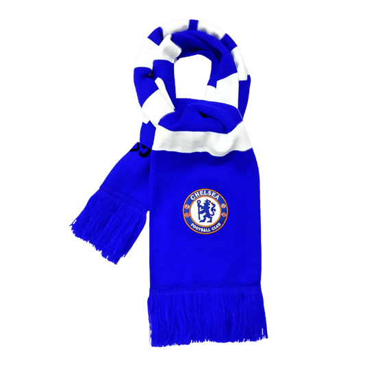 Chelsea Soccer scarf, blue and white Go Soccer World Shop