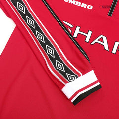 Long-sleeved soccer jersey, retro 1998/99 Manchester United Go Soccer World Shop