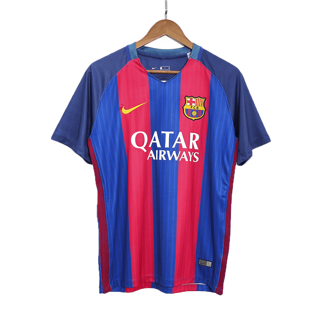 Retro 2016/17 Barcelona Home soccer jersey Go Soccer World Shop