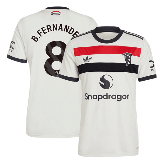 B.FERNANDES #8 Manchester United 2024/25 third away soccer jersey Go Soccer World Shop