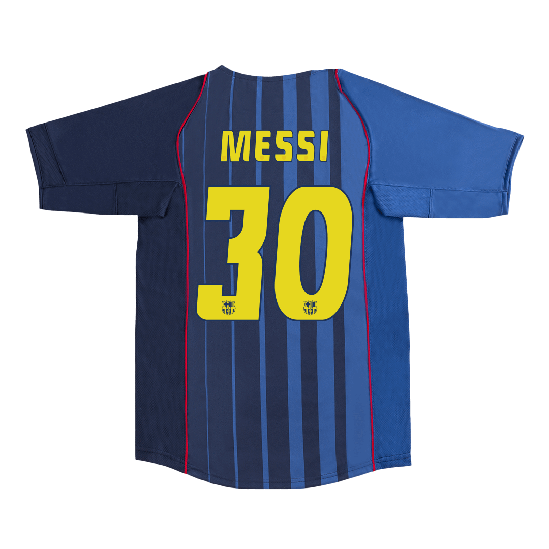 Retro MESSI #30 2004/05 Barcelona away soccer jersey Go Soccer World Shop