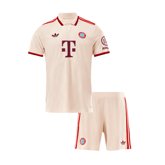 Bayern Munich children's third away soccer kit (jersey + shorts) 2024/25 - UCL Go Soccer World Shop