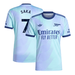 SAKA No. 7 Arsenal third away soccer jersey 2024/25 Go Soccer World Shop