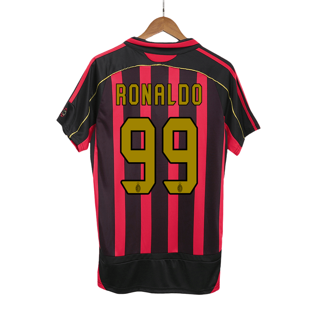 Retro RONALDO #99 2006/07 AC Milan soccer jersey Go Soccer World Shop