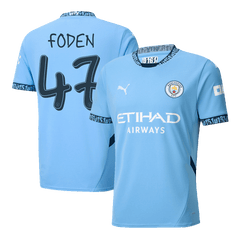 FODEN #47 Manchester City 2024/25 soccer jersey - UCL Go Soccer World Shop