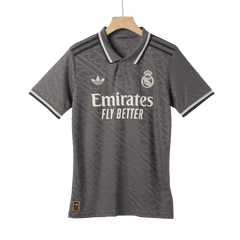 Third Real Madrid away soccer jersey for the 2024/25 season in the player's version Go Soccer World Shop