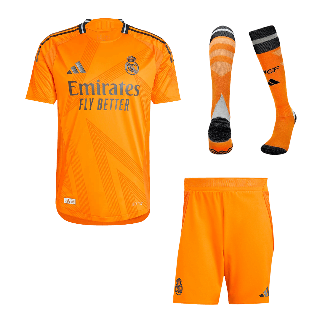 Player version Real Madrid away soccer kit (jersey + shorts + socks) 2024/25 Go Soccer World Shop