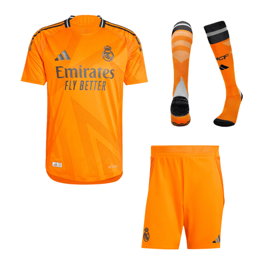 Player version Real Madrid away soccer kit (jersey + shorts + socks) 2024/25 Go Soccer World Shop