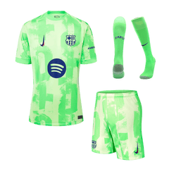 Barcelona third away kit (jersey + shorts + socks) 2024/25- (Spotify logo without text) Go Soccer World Shop