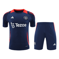 Manchester United pre-match soccer kit (jersey + shorts) 2024/25 Go Soccer World Shop