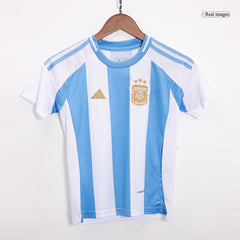 Argentina Kids Home jersey Set (Jersey + Shorts) Copa América 2024 Go Soccer World Shop