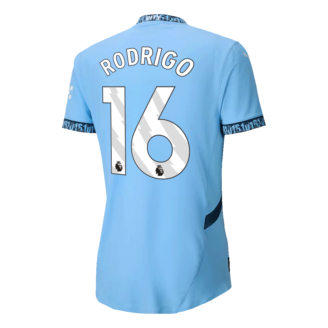 Player Version RODRIGO #16 Manchester City Home Soccer Jersey 2024/25 Go Soccer World Shop