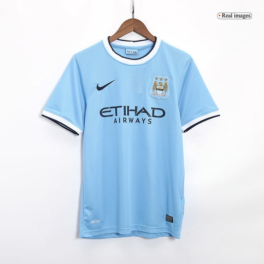 Manchester City Retro 2013/14 home soccer jersey Go Soccer World Shop