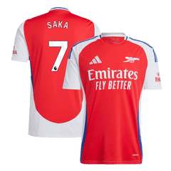 SAKA #7 Arsenal home soccer jersey 2024/25 Go Soccer World Shop