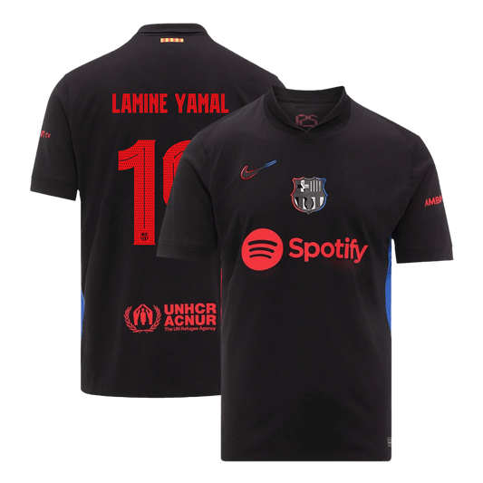 LAMINE YAMAL #19 Barcelona Away soccer jersey 2024/25 - UCL Go Soccer World Shop