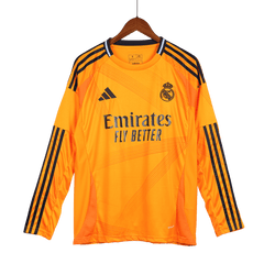 Real Madrid away soccer jersey with long sleeves 2024/25 Go Soccer World Shop