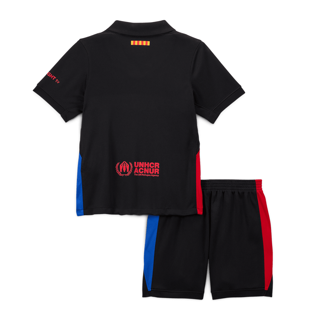 Barcelona children's away soccer kit (jersey + shorts) 2024/25 Go Soccer World Shop