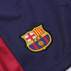 Barcelona Kids Home soccer jersey Set (Jersey + Shorts) 2024/25 - Spotify Logo Without Text Go Soccer World Shop