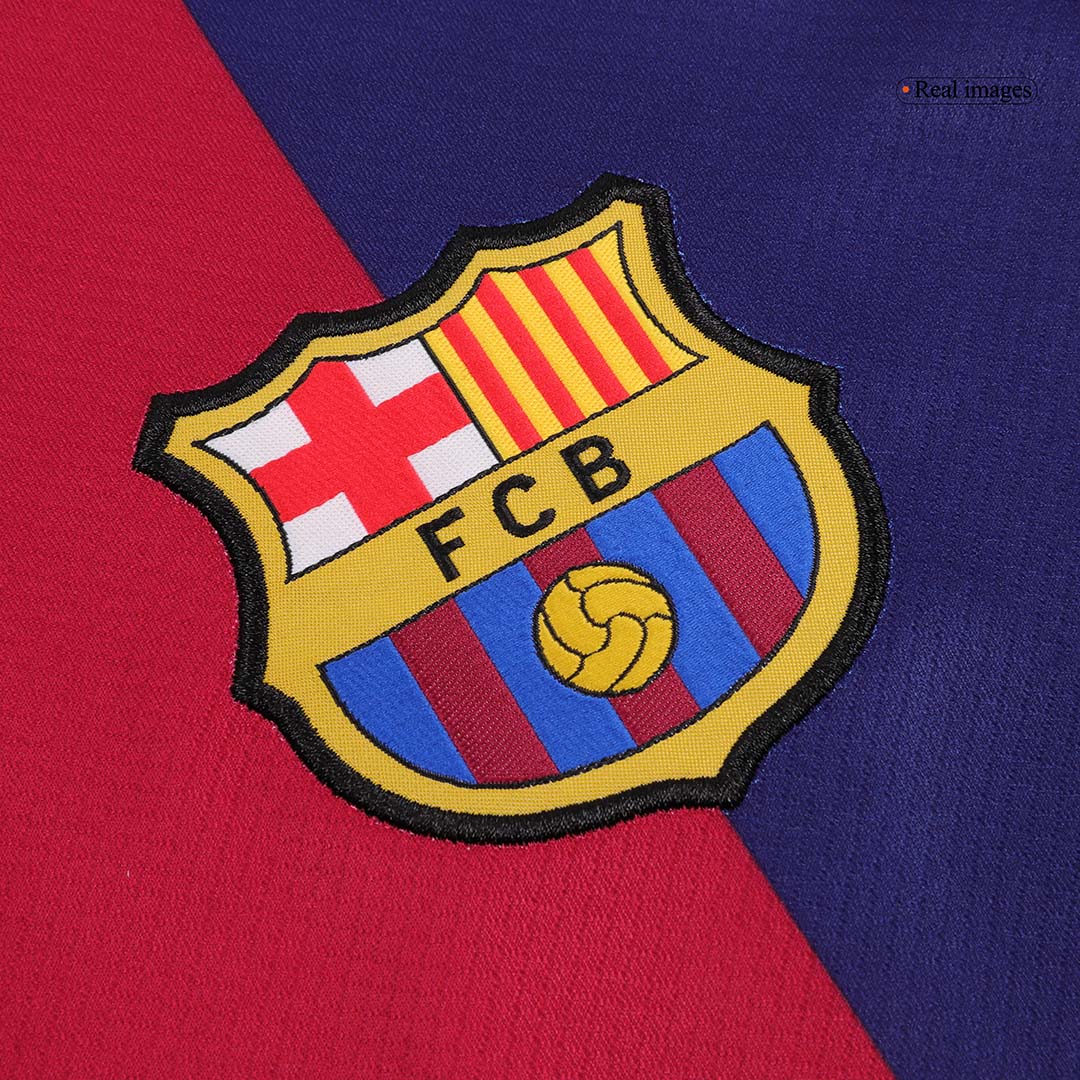 LAMINE YAMAL #19 Barcelona Home 2024/25 soccer jersey - Spotify logo without text Go Soccer World Shop