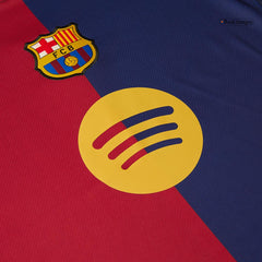 Barcelona Home 2024/25 soccer jersey - Spotify logo without text Go Soccer World Shop