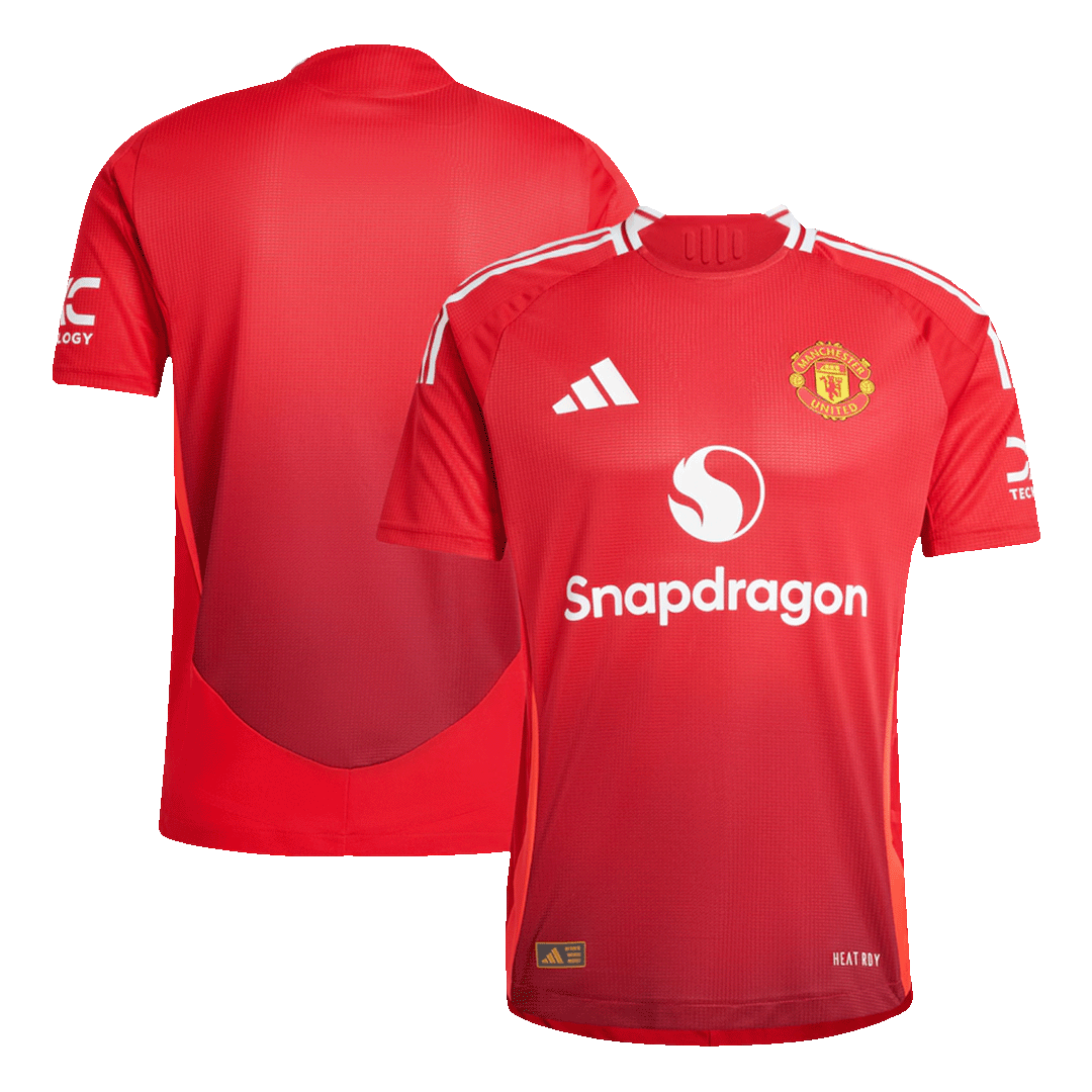 Player Version Manchester United Home Soccer Jersey 2024/25 Go Soccer World Shop