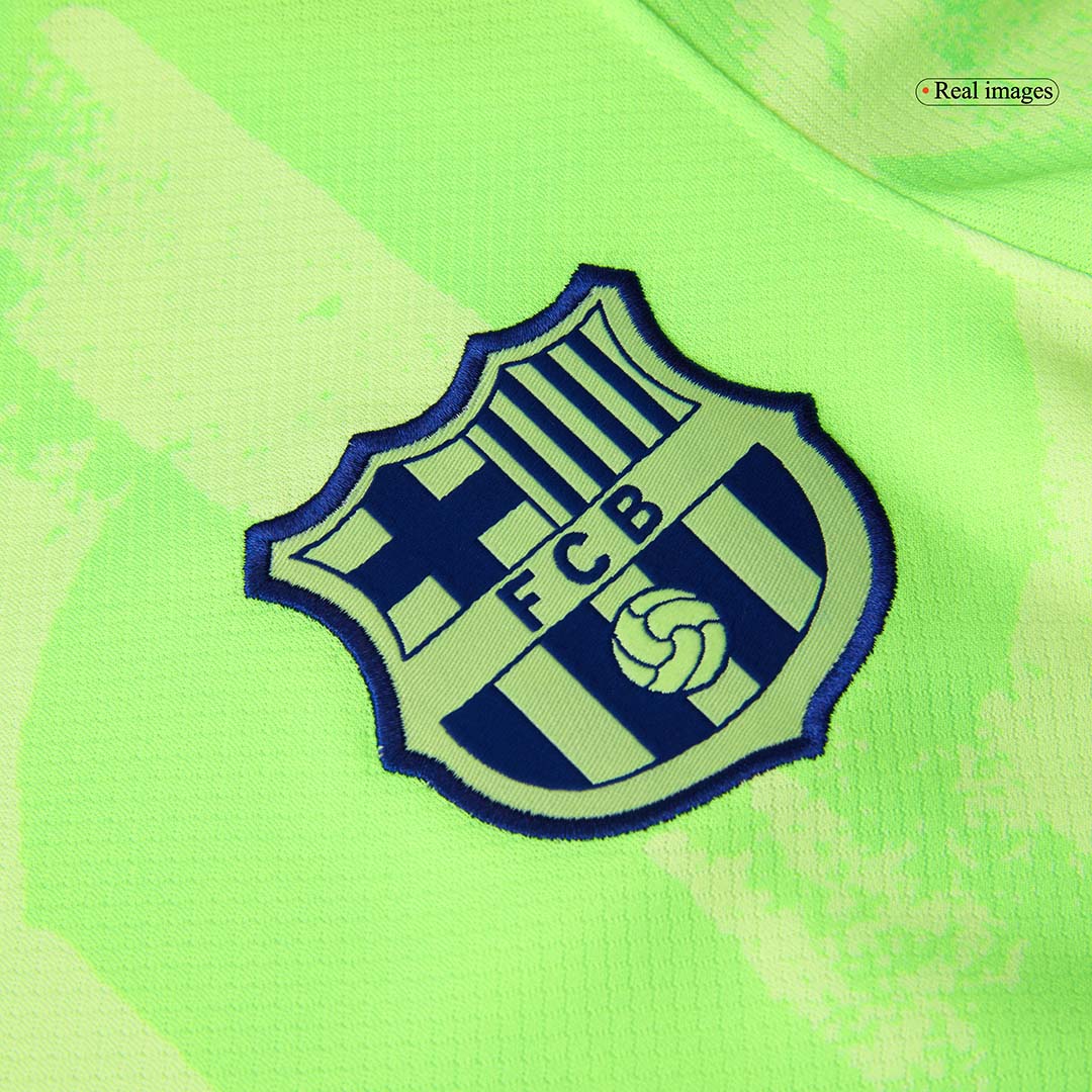 Barcelona third away kit (jersey + shorts) 2024/25 – (Spotify logo without text) Go Soccer World Shop