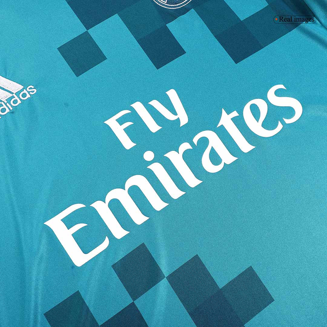 2017/18 Real Madrid retro soccer jersey with long sleeves, third away Go Soccer World Shop