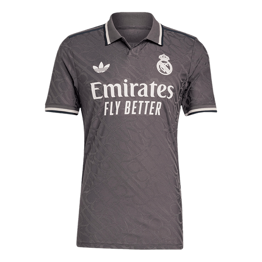 Third Real Madrid away soccer jersey for the 2024/25 season in the player's version Go Soccer World Shop