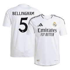 Player version BELLINGHAM #5 Real Madrid Home soccer jersey 2024/25 Go Soccer World Shop