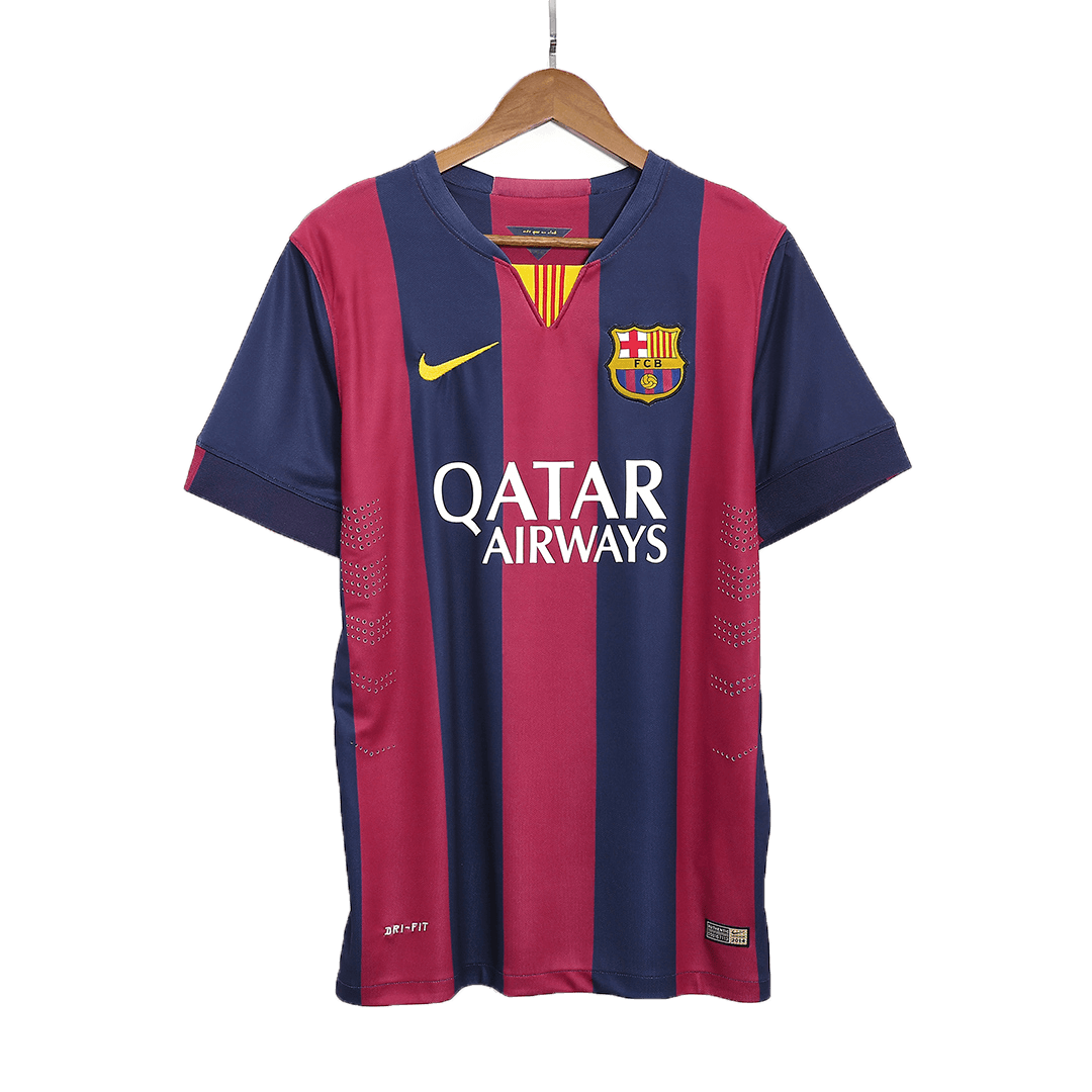 Retro 2014/15 Barcelona Home soccer jersey Go Soccer World Shop