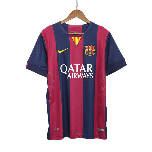 Retro 2014/15 Barcelona Home soccer jersey Go Soccer World Shop