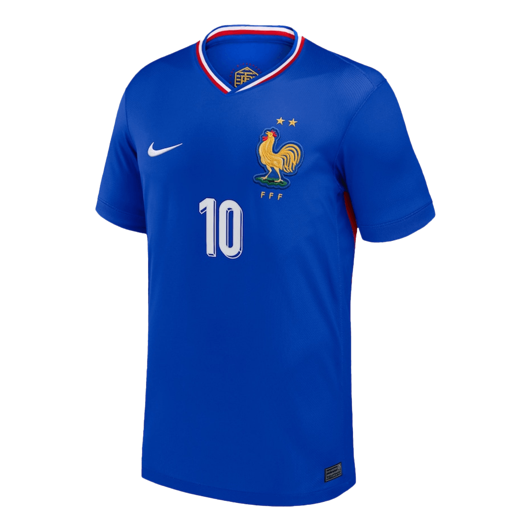 [Super Quality] France MBAPPE #10 Euro 2024 Men's Home soccer jersey Go Soccer World Shop