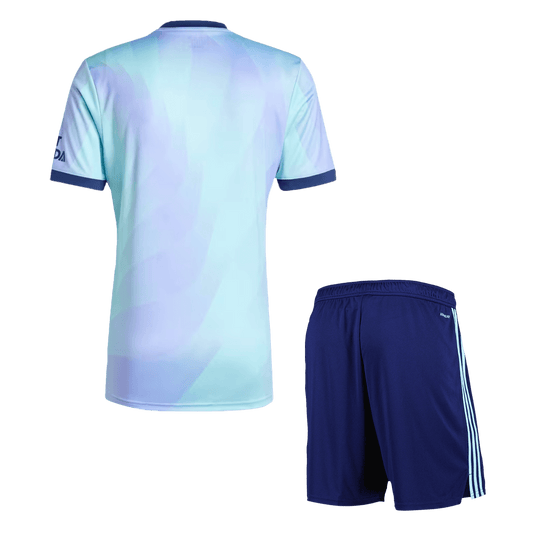 Arsenal soccer team away kit (jersey + shorts) 2024/25 Go Soccer World Shop