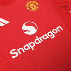 Player Version Manchester United Home Soccer Jersey Kit(Jersey+Shorts+Socks) 2024/25 Go Soccer World Shop