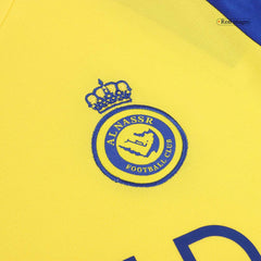 RONALDO #7 Al Nassr Kids Home soccer jersey Set (Jersey + Shorts) 2024/25 Go Soccer World Shop