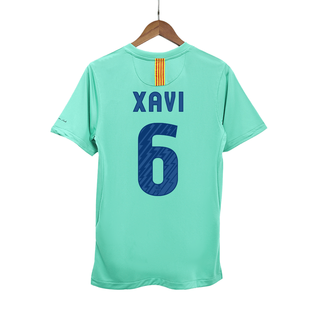 Retro XAVI #6 2010/11 Barcelona away soccer jersey Go Soccer World Shop