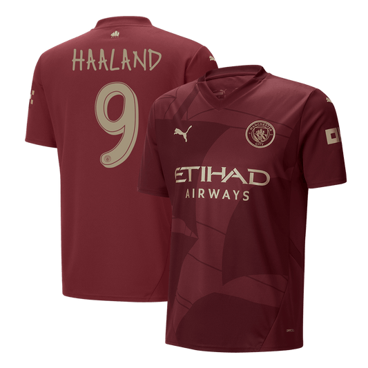 HAALAND #9 Manchester City 2024/25 Third Away soccer jersey - UCL Go Soccer World Shop