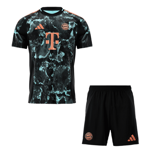 Bayern Munich away soccer jersey set (jersey + shorts) 2024/25 Go Soccer World Shop