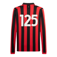 AC Milan 125th Anniversary Long Sleeve soccer jersey No. 125 2024/25 Go Soccer World Shop