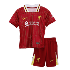 Liverpool kids' home soccer kit (jersey + shorts) 2024/25 Go Soccer World Shop